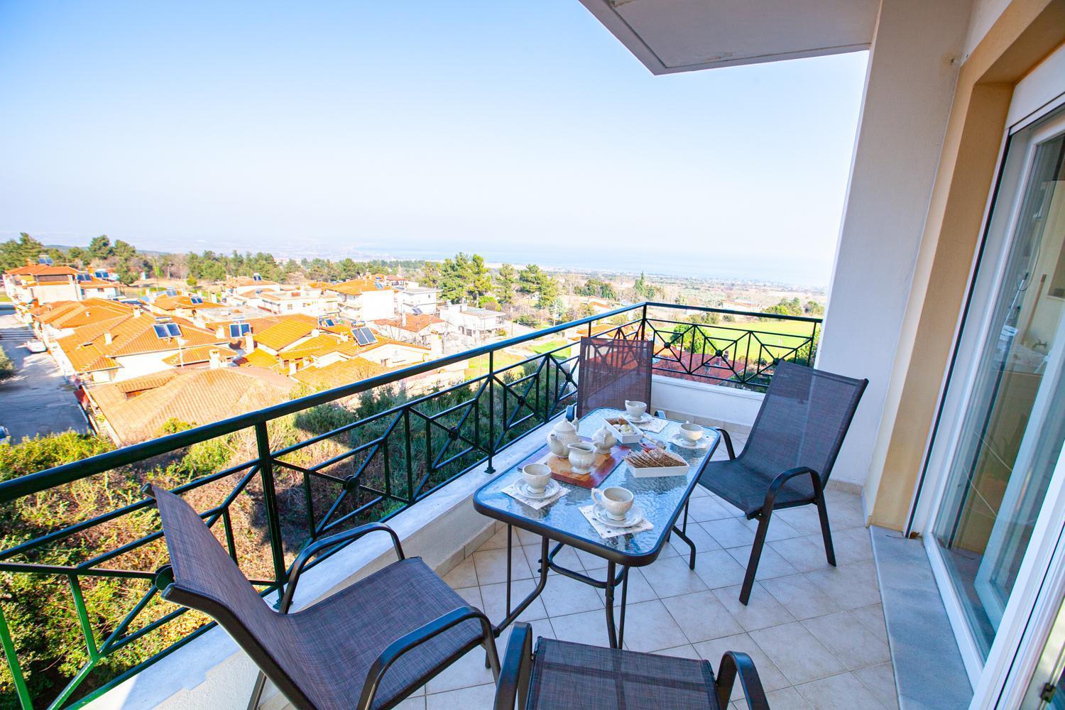 Rodon Apartment With Great View, Sauna And Jacuzzi Литохоро Экстерьер фото