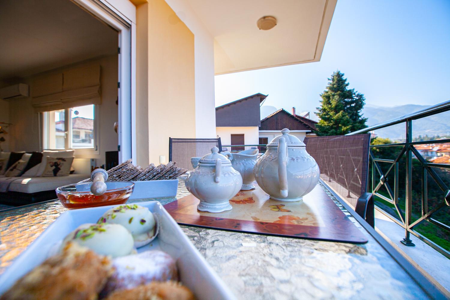 Rodon Apartment With Great View, Sauna And Jacuzzi Литохоро Экстерьер фото